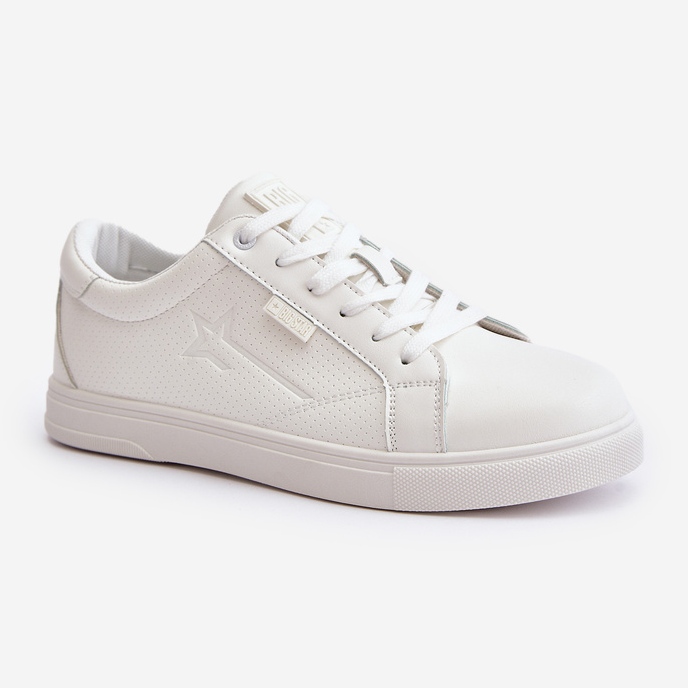 Sneakers da Uomo Realizzate in Eco Pelle Big Star OO174020 Hi-Poly System Bianco bianca 1