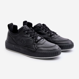 Sneakers da Uomo in Eco Pelle Big Star OO174004 Nere nero 1