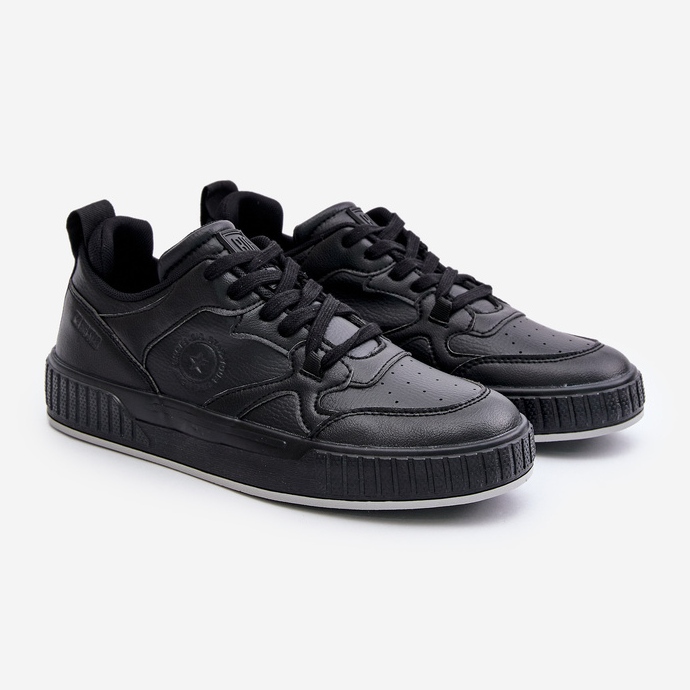 Sneakers da Uomo in Eco Pelle Big Star OO174004 Nere nero 1