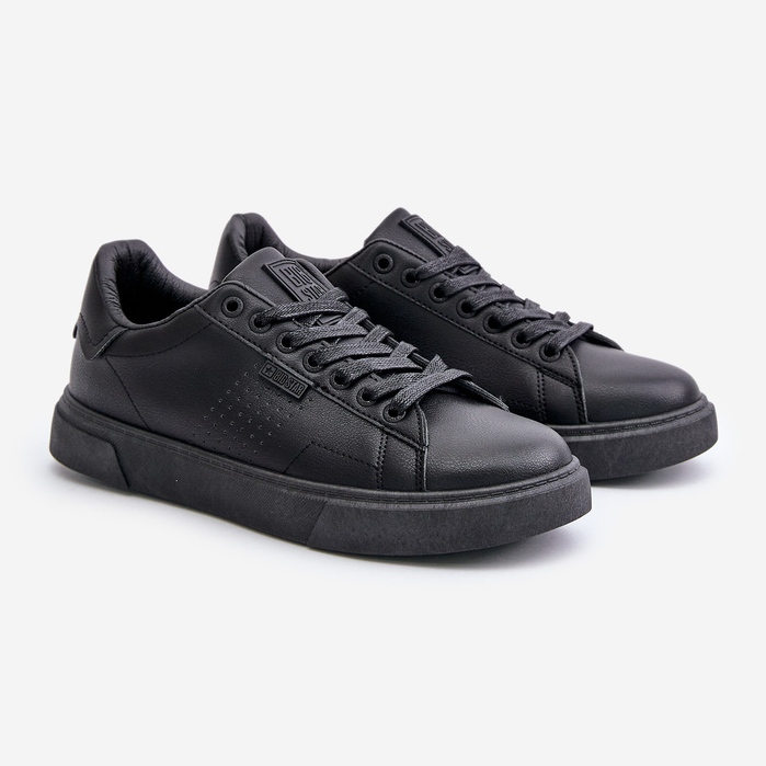 Sneakers da Uomo Realizzate in Eco Pelle Big Star OO174117 Nero 1