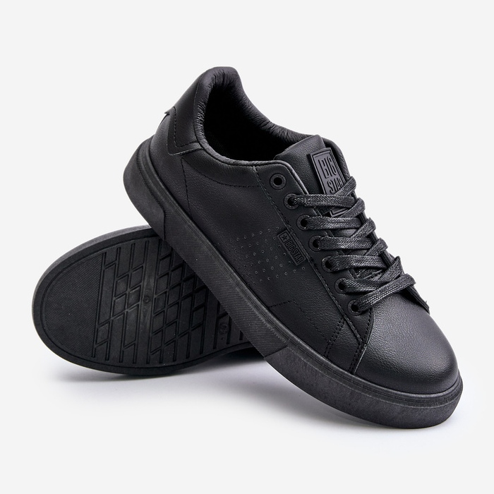 Sneakers da Uomo Realizzate in Eco Pelle Big Star OO174117 Nero 2