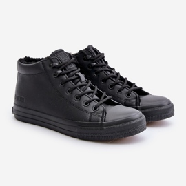 Sneakers Isolanti da Uomo in Ecopelle Big Star OO174607 Nero 1
