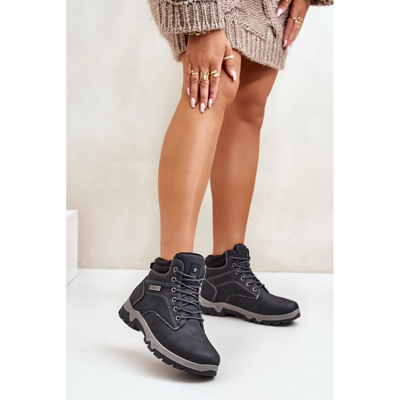 News Scarpe da Trekking Isolanti da Uomo in Ecopelle, Neramia Blu Navy 2