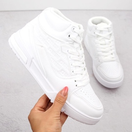Scarpe sportive alte Big Star OO274A535 bianca 1