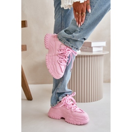 Seastar Sneakers sportive da donna con suola spessa, rosa 2
