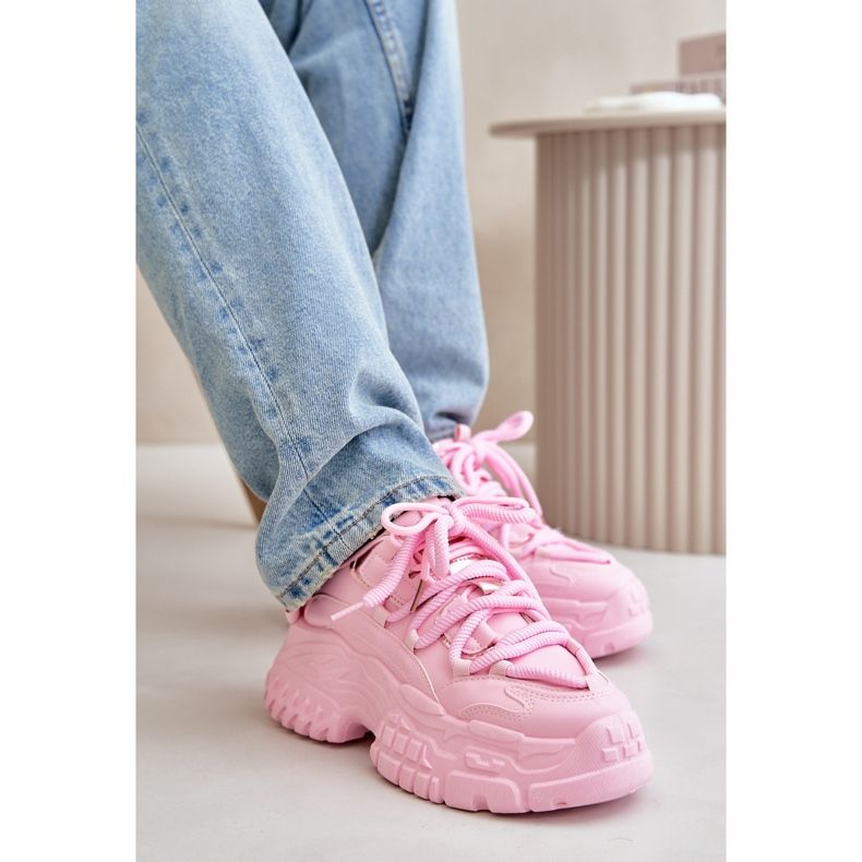 Seastar Sneakers sportive da donna con suola spessa, rosa 3