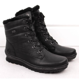 Rieker Stivali isolanti in pelle Remonte W RKR629B neri nero 2