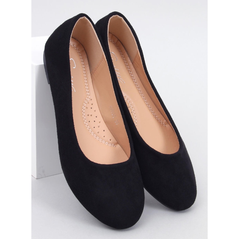 Ballerine classiche in pelle scamosciata Sessa Nere nero 1