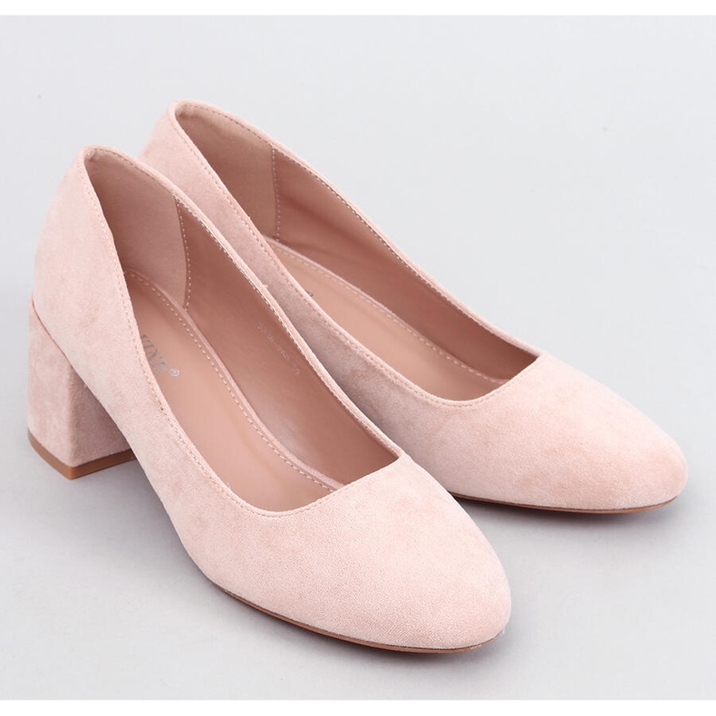 Comode décolleté con tacco Fredette Beige 1