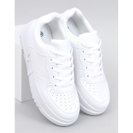 Scarpe da ginnastica Clemons Allwhite da donna bianca 1