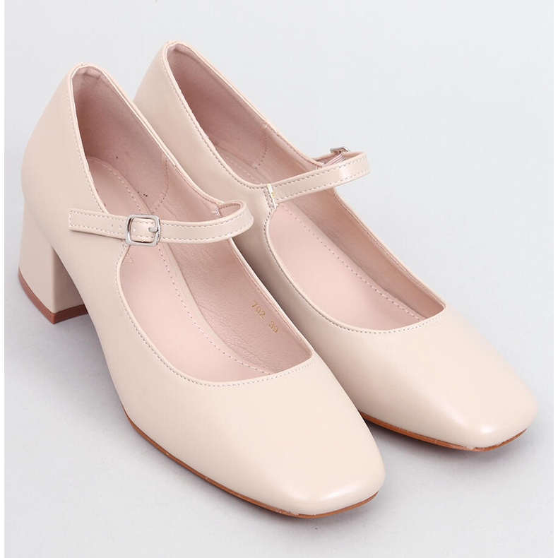 Mary Jane Kelsey Tacchi alti beige 1