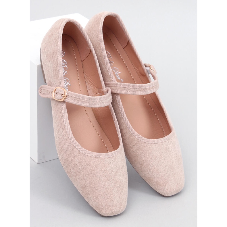 Mary Jane Golins Ballerine in stile Beige 1