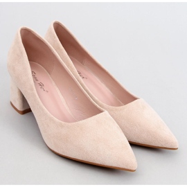 Décolleté Farrin Beige con tacco basso 1