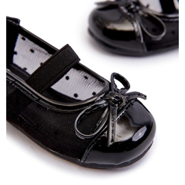 Ballerine da bambino con fiocco, Jellema Nero 2