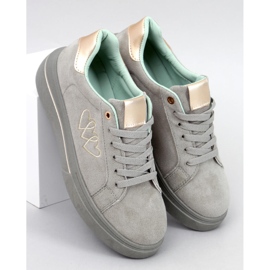 Sneakers pastello da donna Akins Green verde 1