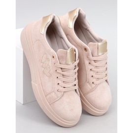 Sneakers pastello Akins Khaki da donna beige 1