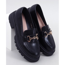 Kyress Mocassini neri con suola alta nero 1