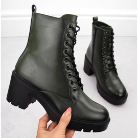 Stivali isolanti da donna, verde Vinceza 58329 1