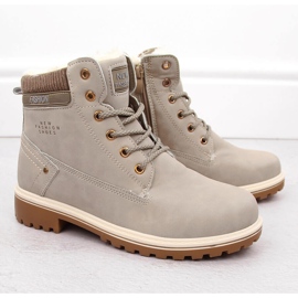 Stivaletti beige da donna Potocki 97301 2