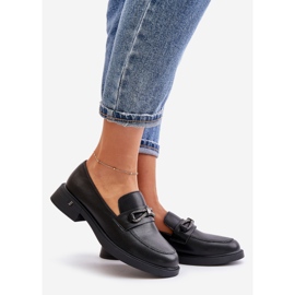 Mocassini da Donna In Pelle Naturale Vinceza 62181 Nero 1