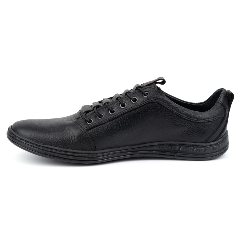Polbut Scarpe casual in pelle da uomo 2121 nere nero 1