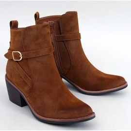 Stivali da cowboy con tacco basso Cunnig Camel marrone 1