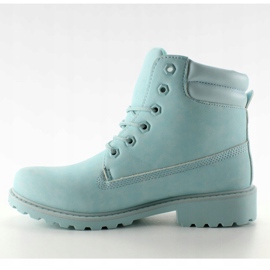 Blocchi in legno monocolore blu BL83 Blue 1