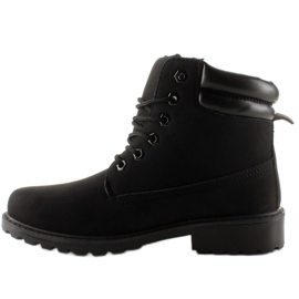 Stivali in legno monocolore nero BL83 Nero 1