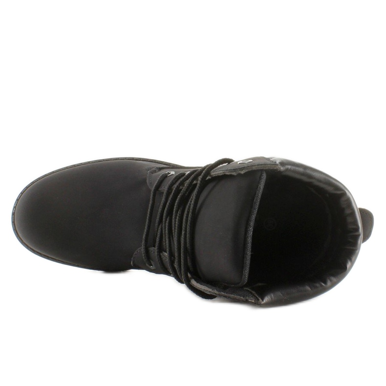 Stivali in legno monocolore nero BL83 Nero 2