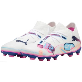 Scarpe da calcio Puma Future 7 Match Vol. FG/AG 108076 01 bianca 2