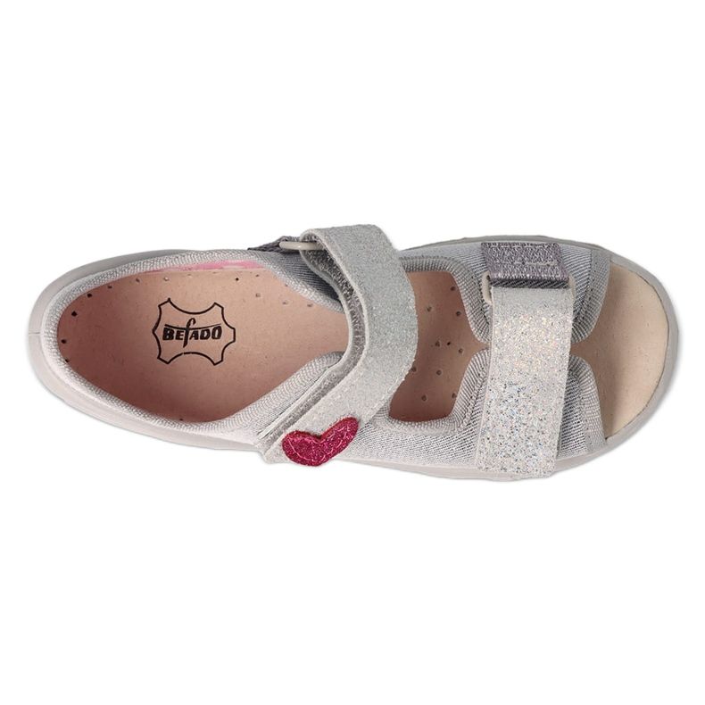 Scarpe per bambini Befado pu 065X179 argento 3