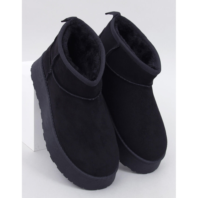 Rodmans Scarpe basse nere con plateau nero 1