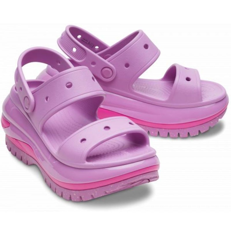 Infradito Crocs Mega Crush Sandalo 207989-6WQ viola 1