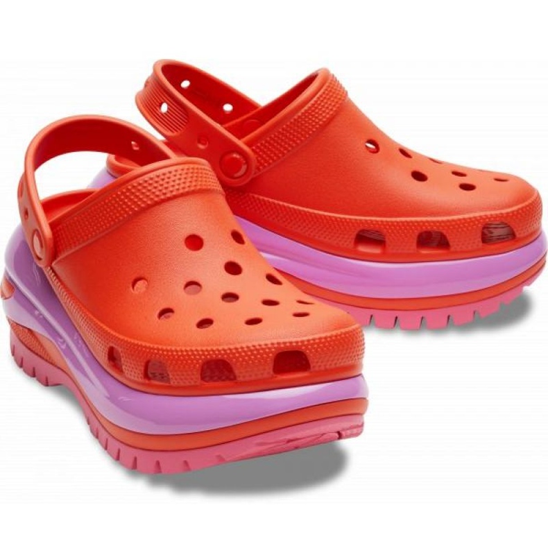 Infradito Crocs Mega Crush Clog 207988-84J arancia 1
