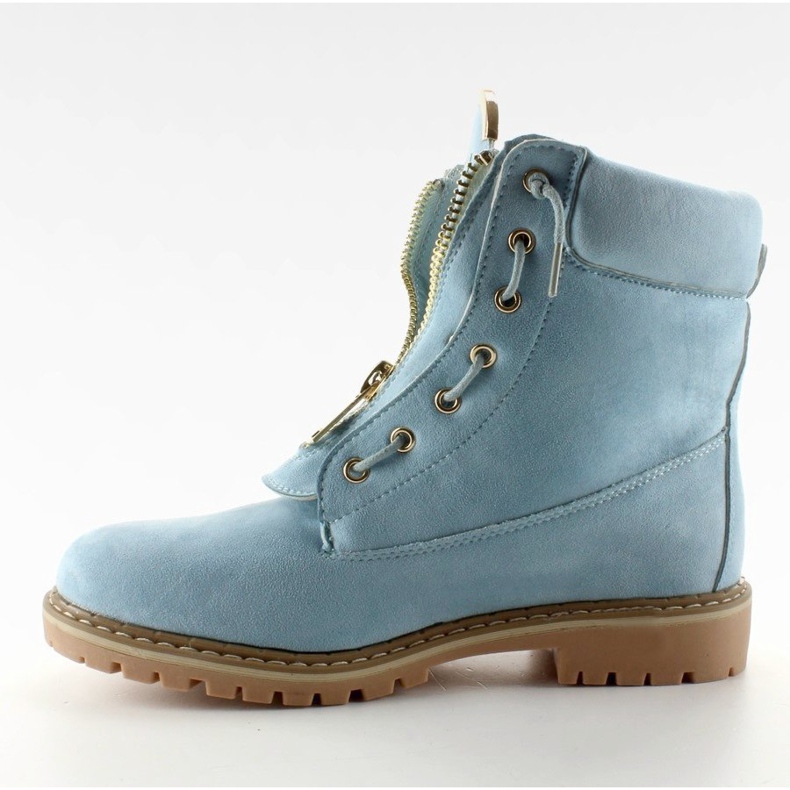 Scarpa balman in camoscio blu NC50 L. Blu 2