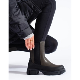 SHELOVET Stivaletti alti slip-on B20 nero 2