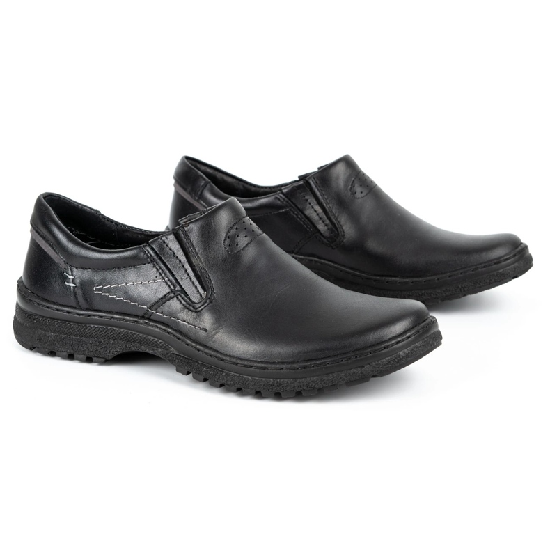 KOMODO Scarpe da uomo casual nere 869 nero 2