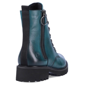Stivali in pelle isolanti da donna, blu Remonte D8671-12 1