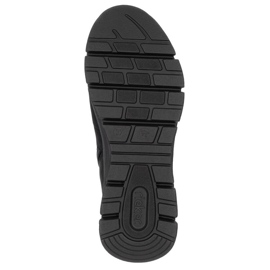 Stivali isolanti impermeabili da donna, neri Rieker 48034-00 nero 1