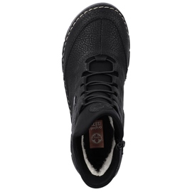 Stivali isolanti neri da donna Rieker 55069-00 nero 2
