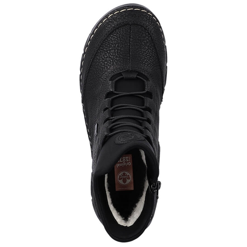 Stivali isolanti neri da donna Rieker 55069-00 nero 2