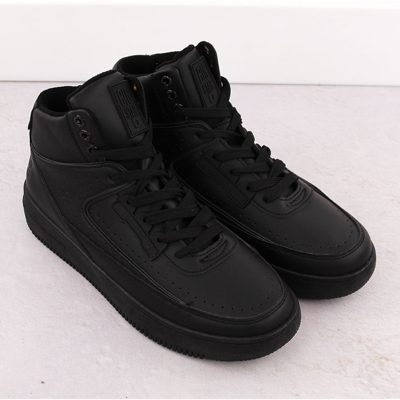 Scarpe sportive nere isolanti da uomo Big Star OO174555 nero 2