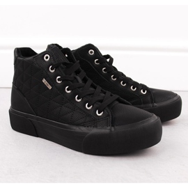 Sneakers isolanti trapuntate nere Big Star OO274A480 nero 2