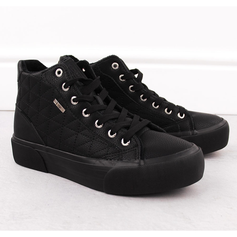 Sneakers isolanti trapuntate nere Big Star OO274A480 nero 2