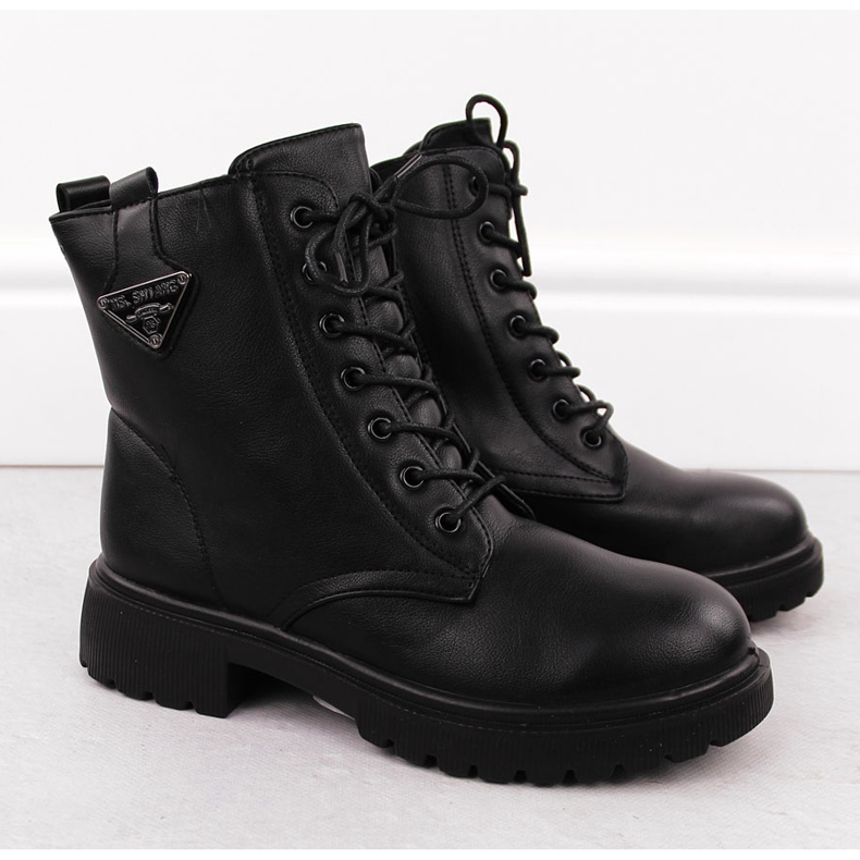 Stivali trapper neri da donna T.Sokolski Z23-132 nero 2