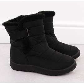 Doposci da donna Filo Donna Z24-50 neri con pelliccia nero 2