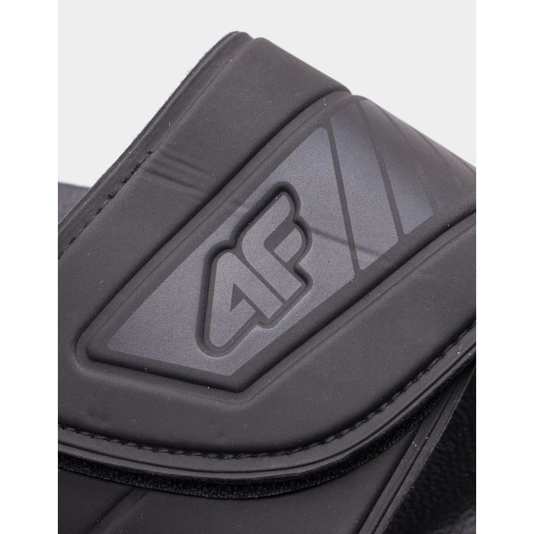 Infradito con chiusura strappo da uomo 4FMM00FFLIM091-20S Nere nero 5