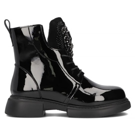 Filippo DBT6568/24 Stivali platform in pelle Bk, neri 1