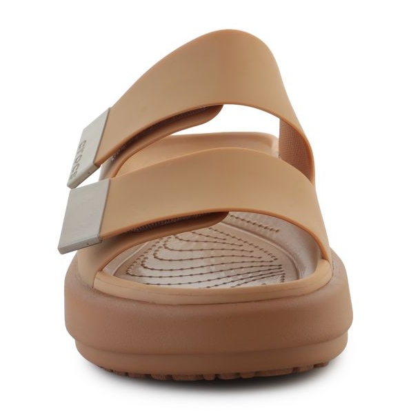 Infradito Crocs Brooklyn Luxe Sandalo 209586-2U3 marrone 2