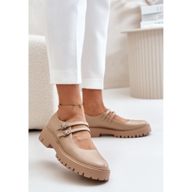 Scarpe con Cinturini da Donna Beige Rialuna 2